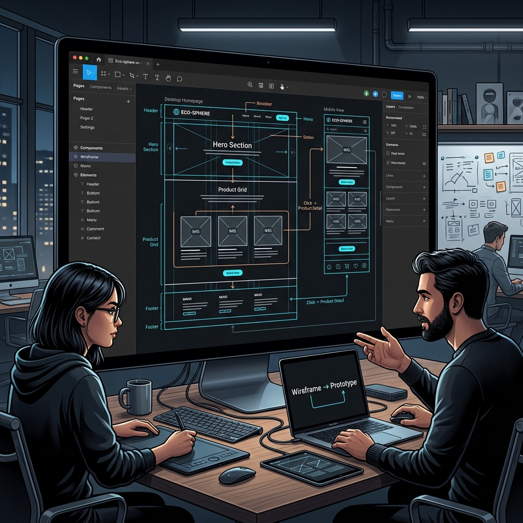 Wireframe and Prototype Design